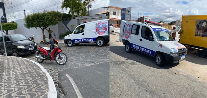 No espaço de 4 horas Águia Resgate atende vítimas de dois acidentes envolvendo motocicletas