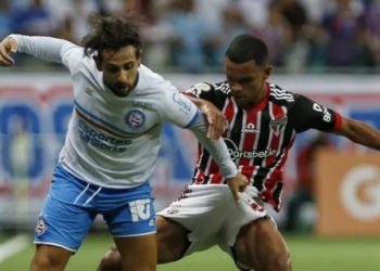 Novo vexame em casa. Bahia perde para o São Paulo com gol nos acréscimos e continua na zona de rebaixamento