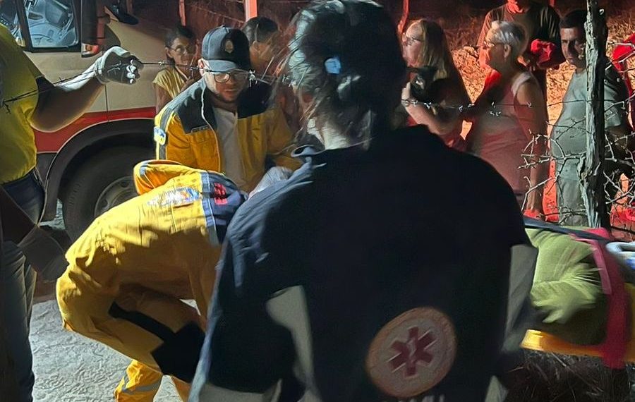 Homem fica inconsciente após sofrer acidente de moto em estrada vicinal de Salgadália