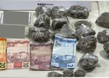 Adolescentes guardavam drogas em caixa de medidor de energia de residência