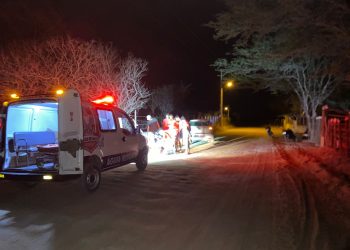 Homem quase foi degolado após motocicleta colidir em cerca de arame farpado