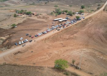 Sítio do Quinto – Barragem que secou pela primeira vez após 40 anos, passou por limpeza e foi ‘reinaugurada’ pelo prefeito Jair