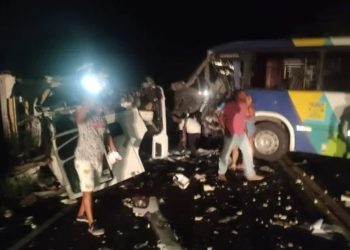 Motorista de ônibus morre em acidente na BA-522