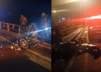 Motociclista morre em acidente em ponte sobre o rio Jacuípe