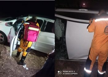 Acidente envolve quatro carros na BA 120, trecho Coité – Riachão do Jacuípe