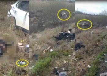 Colisão envolvendo dois carros de passeio e uma carreta deixa 2 mortos na BR 116/Norte