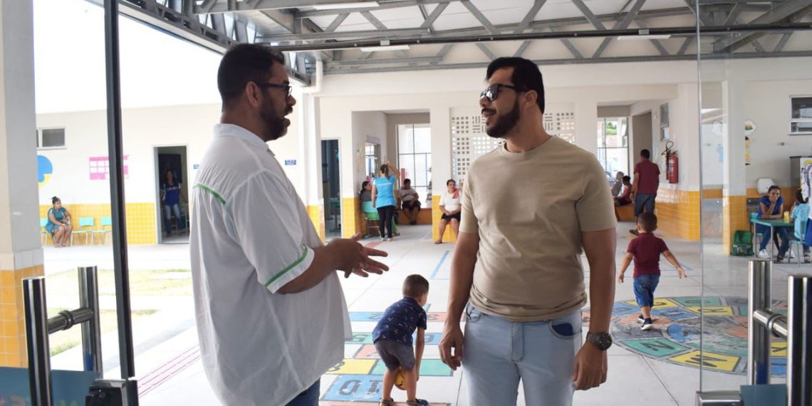 Pré-candidato a prefeito de Queimadas Ricardo do Supermercado visita Núcleo de Atendimento Educacional Especializado de Cansanção