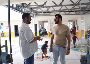 Pré-candidato a prefeito de Queimadas Ricardo do Supermercado visita Núcleo de Atendimento Educacional Especializado de Cansanção
