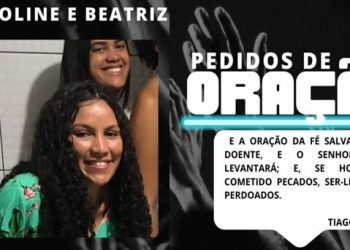 Familiares pedem oração para as duas jovens internadas após sofrerem acidente de moto na BA 408