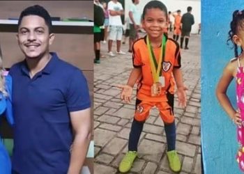 Casal e filhos de 3 e 6 anos morrem após batida entre caminhonete e carro na BR 020