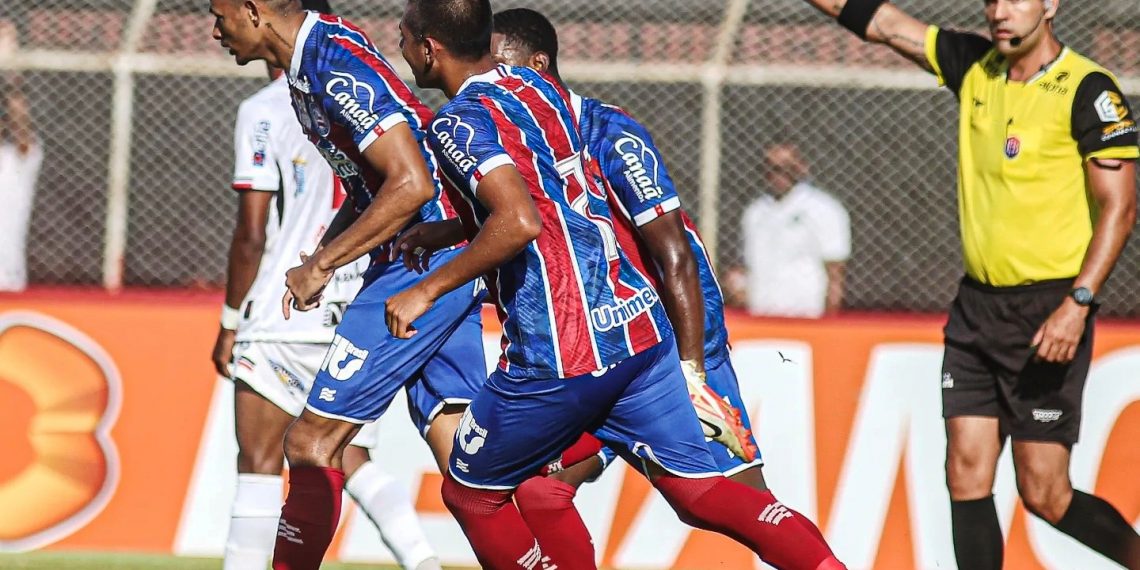 Baianão 2024 – Bahia desperdiça a chance do primeiro triunfo após ter ficado três vezes na frente do placar contra o Atlético de Alagoinhas