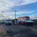 Homem fica ferido após colidir moto no fundo de carro na BA 409