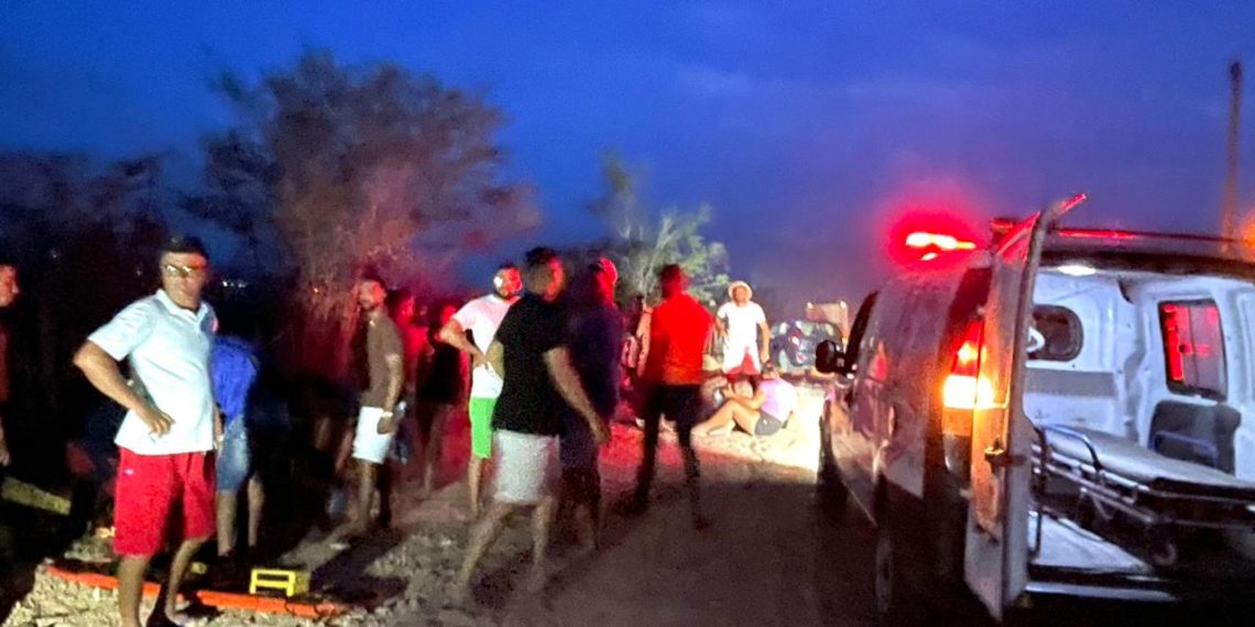 Colisão envolvendo motocicletas deixa três feridos na estrada que liga a sede ao Distrito Aroeira