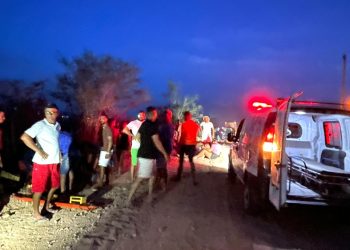 Colisão envolvendo motocicletas deixa três feridos na estrada que liga a sede ao Distrito Aroeira