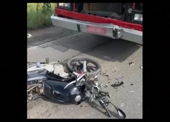 Motociclista morre ao colidir com ônibus na BR 116 Norte