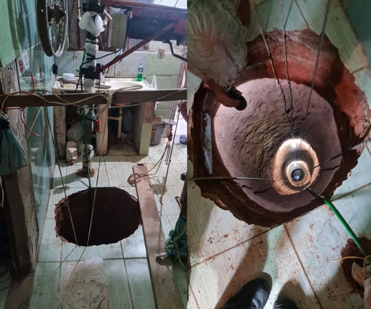 MG – Idoso sonha com ouro, cava buraco de 40 metros dentro de casa, escorrega e morre