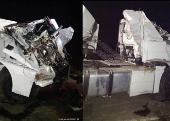 Carreta com placa de Retirolândia e Fiorino se envolvem em grave acidente na BR 116/Norte