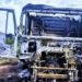 Insatisfeito com o patrão, caminhoneiro coloca fogo em carreta
