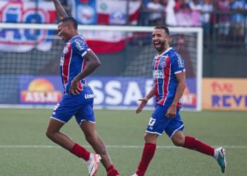 Baianão:  com gols de Jean Lucas e Everaldo, Bahia vence o Bahia de Feira e chega a vice-liderança