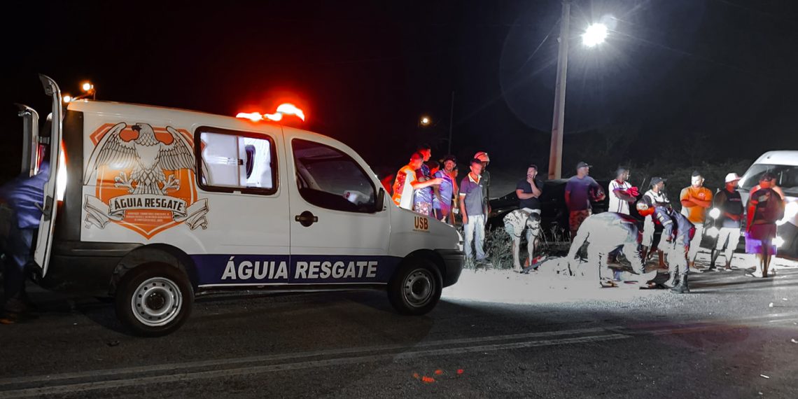Motociclista sofre graves ferimentos em colisão na BA-120 em Conceição do Coité
