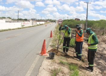 SEINFRA começa instalar radar na BA 120, saída Coité – Riachão do Jacuípe