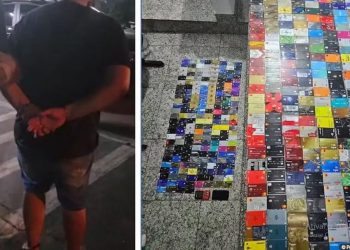Polícia prende homem com 452 cartões no Sambódromo em SP