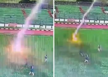 Jogador de futebol morre após ser atingido por raio