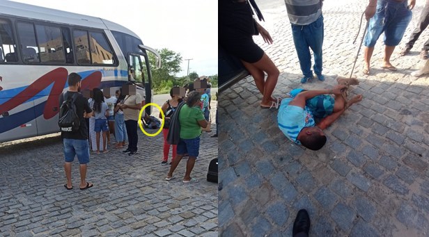 Individuo quase foi linchado ao tentar assaltar ônibus intermunicipal