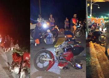 Sete pessoas ficam feridas em 3 acidentes em Riachão do Jacuípe, entre elas uma gestante de 9 meses