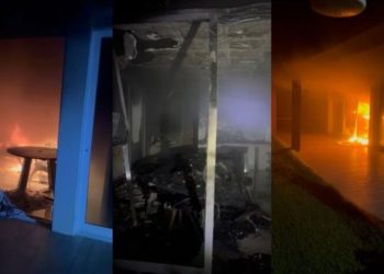 PE – Criminosos ateiam fogo na casa do presidente do União Brasil e da irmã dele tesoureira do partido
