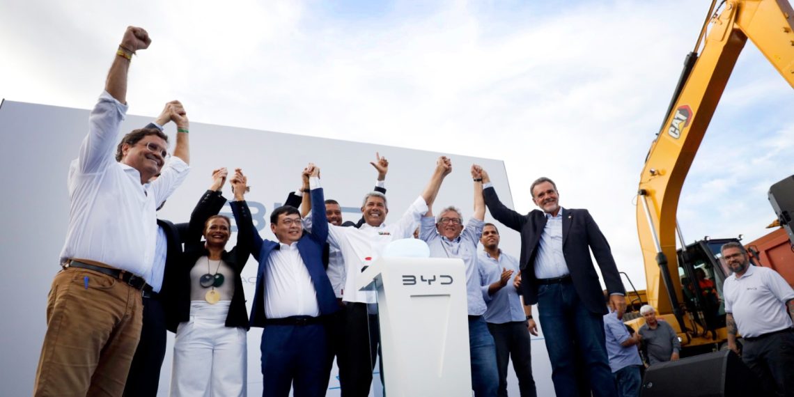 BYD inicia obras de complexo fabril que deve gerar 10 mil empregos na Bahia