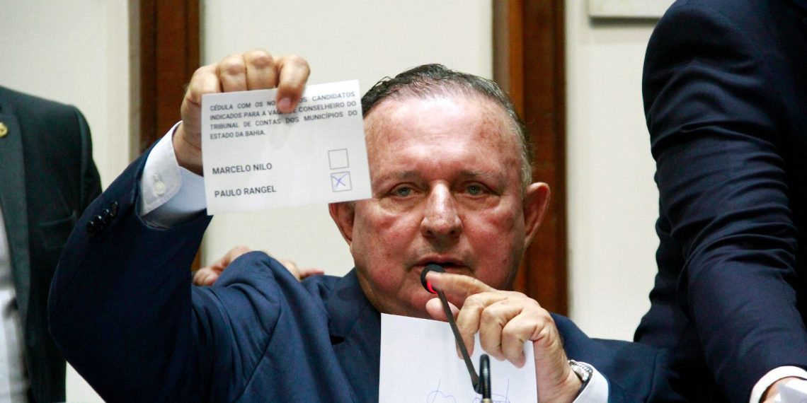 Por 36 votos a 22, ALBA indica Paulo Rangel para conselheiro do TCM; petista concorreu com Marcelo Nilo do Republicanos