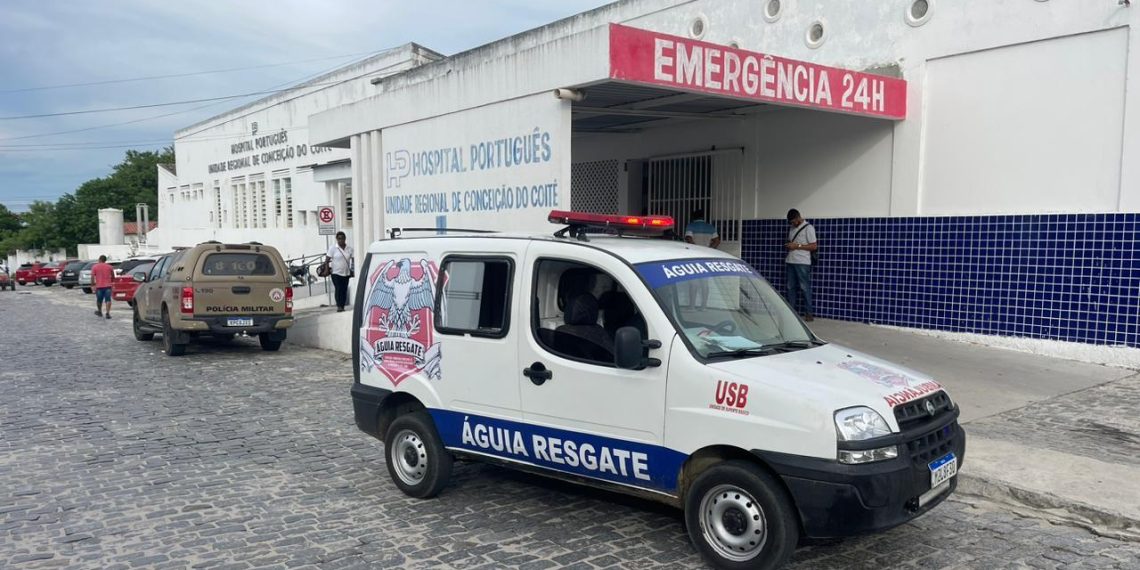 Adolescente é socorrido após ser atingido com tiro de espingarda disparado acidentalmente