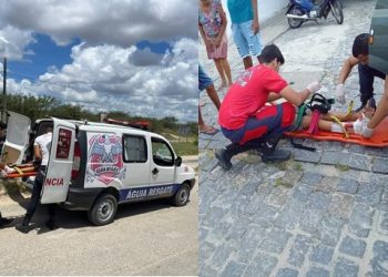 Águia Resgate presta socorro às vitimas de dois acidentes neste domingo, um deles envolveu criança com fratura exposta
