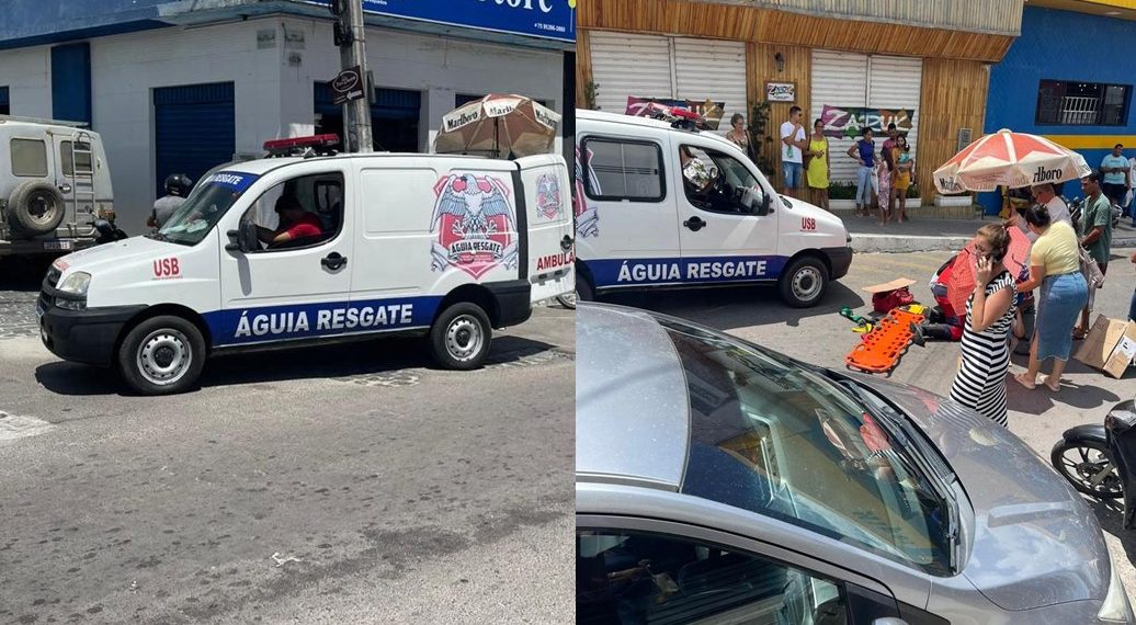 Águia Resgate é acionado para prestar socorro em dois acidentes moto quase no mesmo local