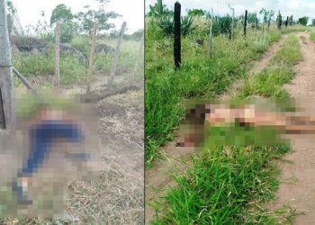 Corpos de homem e de mulher são encontrados com marcas de tiros na zona rural de Gavião. Ambos foram sequestrados em Coité