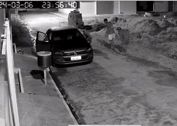 AL – Homem é baleado por ladrões na frente da filha, que se desespera ao ver o pai caído no chão