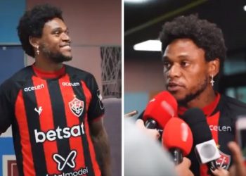 Luiz Adriano desembarca em Salvador e reforça querer jogar Ba-Vi