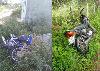 Duas motocicletas com queixa de furto/roubo são recuperadas na zona rural de Queimadas