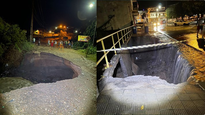 Valente recebe um volume de 150 milímetros de chuvas que devastou vários pontos da sede e zona rural