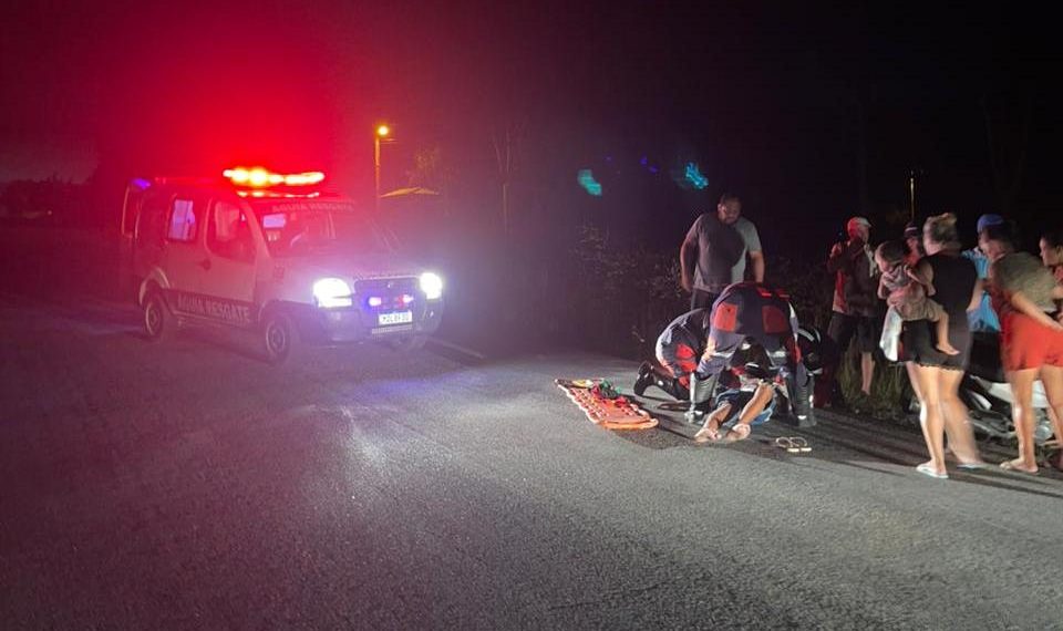Motociclista fica ferido em acidente na BA 409, próximo a Bandiaçu