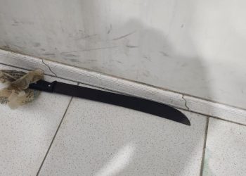 Homem de 60 anos é morto a golpe de facão. Suspeito foi preso em flagrante