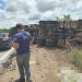 Motorista morre após carreta tombar na BR 116/Norte
