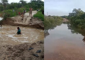 Com volume de chuva quatro vezes maior que o esperado, Prefeitura de Cansançao contabiliza muito prejuízo na sede e zona rural