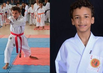 Garoto karateca da Bahia conta com a ajuda de amigos e parceiros para custear viagem para o mundial no Japão