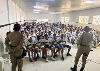 16° BPM realiza palestra sobre violência contra a mulher, em Conceição do Coité