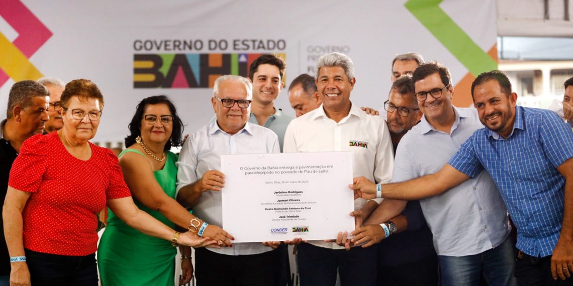 Sátiro Dias recebe R$ 18 mi em obras do Governo do Estado para infraestrutura e em investimento para educação