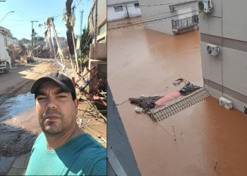Homem natural de Valente e esposa de Santaluz estão ilhados em cidade devastada pela enchente em Rio Grande do Sul (vídeos)