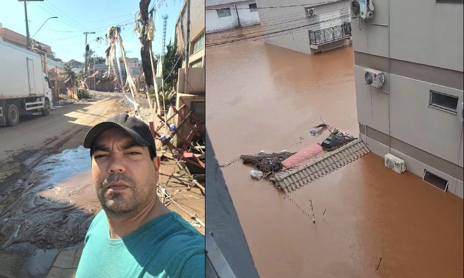 Homem natural de Valente e esposa de Santaluz estão ilhados em cidade devastada pela enchente em Rio Grande do Sul (vídeos)