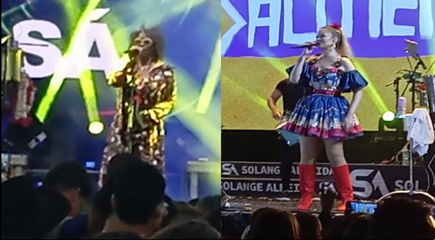 Irecê – Sandra de Sá e Ritche com repertório da velha guarda, Solange Almeida e Pablo animam penúltima noite do Arraiá das Caraíbas